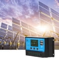 thumbnail image 3 of Controlador de carga solar Bling Bling PWM automático 12 V 24 V 20 A, 3 of 7