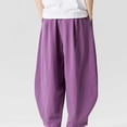 thumbnail image 6 of AnuYalue Sweatpants for Men Casual Loose Workout Pants Big and Tall Breathable Trousers Elastic Waist Solid Jogger Pants, 6 of 9