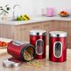 thumbnail image 2 of 3pcs Tea Coffee Sugar Storage Canisters Jars Pots Kitchen Container Tins, 2 of 2