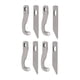 thumbnail image 3 of Cuchilla para máquina remalladora, 8 piezas Cuchilla resistente para remalladora Cuchillas para máquina de coser Logre más, 3 of 12