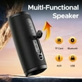 thumbnail image 6 of VEAT00L Bluetooth speaker, Wireless Portable Bluetooth Speaker with IPX7 Waterproof, Up to 30H Playtime,30W Powerful Bass,BT5.4,LED Lights,TWS Pairing for Home/Party/Outdoor/Beach,Birthday Gift, 6 of 8
