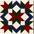 thumbnail image 5 of Great Art Now Christmas Barn Quilt by Victoria Barnes 4 Piece Canvas Art Set Each 14W x 14H, 5 of 5
