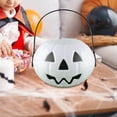 thumbnail image 6 of Jack O Lantern Bucket Candy Pail Halloween Decoration Classic Pumpkin Design for Children's Trick or Treat, 6 of 9