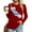 Red, variant on Fznquz Crew Neck Womens Tshirt Black Casual Long Sleeve T Shirts Graphic Y2K Curve Hem Fashion for Women XXL