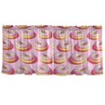 thumbnail image 7 of Yayeee Kitchen Curtains Tier Set of 2 Light Filtering 57"x24" Over Sink Window Panels, Light Pink Doughnuts, 7 of 7