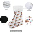 thumbnail image 5 of SKYSONIC Cute Rabbit Floral Christmas Stockings 2PCS,Big Xmas Stockings Gift Decorations and Party Supplies,Used for Fireplace Decoration Socks Christmas Tree Decoration, 5 of 7