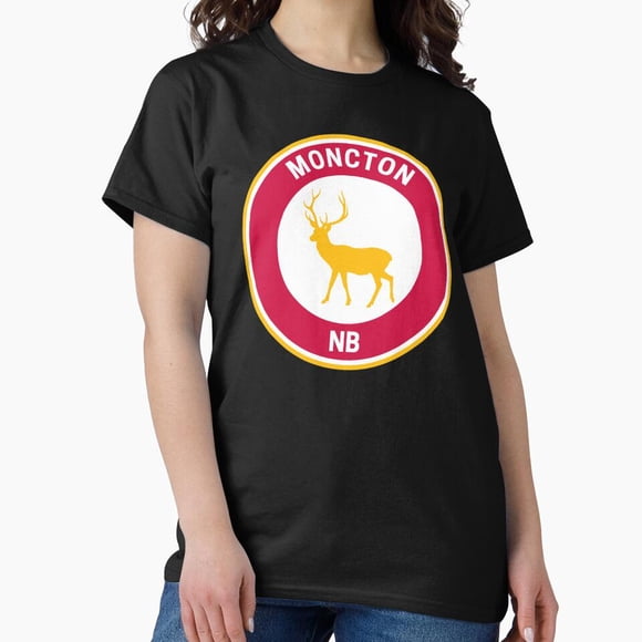 T-Shirt Unisexe Vintage Moncton New Brunswick Souvenir de Voyage Ville Canadienne C01830, jusqu'à la Taille 5TG