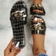 thumbnail image 2 of Amzcrzy Zapatos de mujer,Zapatos de mujer,Zapatillas de mujer, Sandalias planas de mujer, sandalias de playa para mujer, zapatillas casuales antideslizantes de verano Sandalias Mujer Zapatillas De Ca, 2 of 4