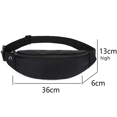 thumbnail image 2 of Riñonera para hombre Riñonera con conector para auriculares y bolsillo con cremallera Correas de hombro ajustables MFZFUKR CPB-DE-SSW1240-2, 2 of 5