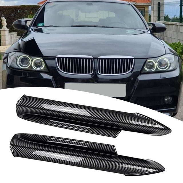 2Pcs Front Bumper Lip Splitter Flap For Bmw 3 Series E90 E91 320I 330I 2005-2008