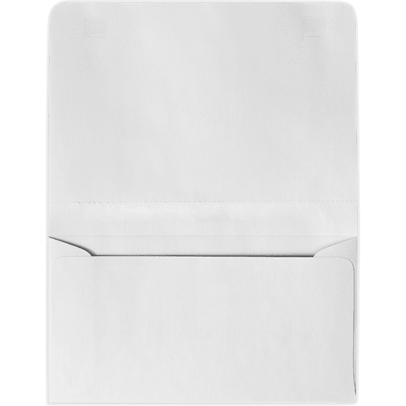 LUXPaper #6 2-Way Envelopes, 4 1/4 x 6 1/2, Bright White, 500/Pack