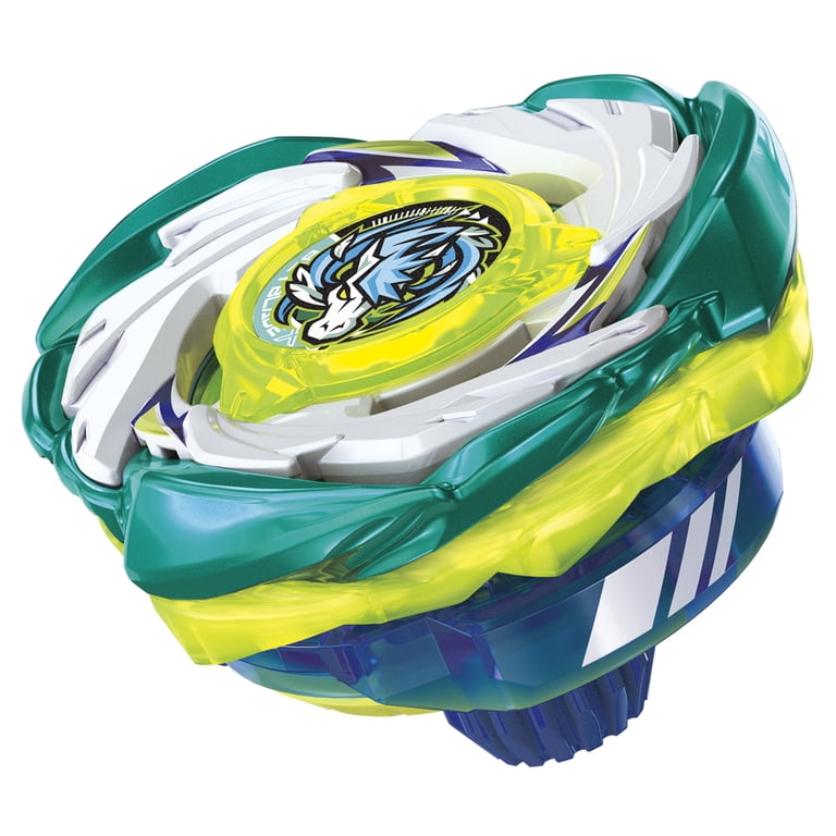 UltimateBreakBeats HAND SPIN B-Boy帽子無し Beyblade X Clip & Rip Right-Spin Launcher Set with Top Toy, Green