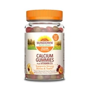 Sundown Naturals Calcium Supplements, Gummies, 50 Count