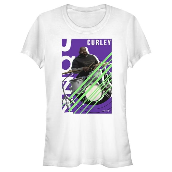 Junior's Soul Curley Jazz Graphic Tee White Medium
