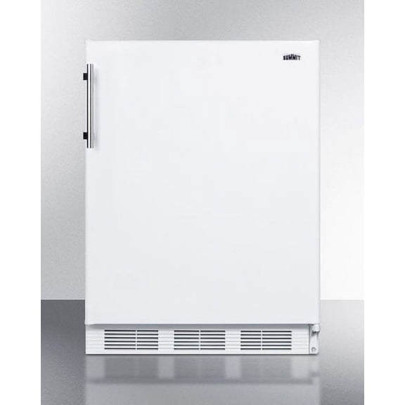 Summit FF61WBIADA 24'' Wide White Door All-Refrigerator with ADA