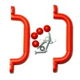 thumbnail image 4 of 1pair Kids Climbing Swing Handles Hand Grips Playground Replacement Parts, 4 of 8