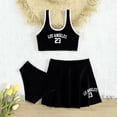 thumbnail image 4 of Ultrave 3 Piece Swimsuits for Girls Workout Bathing Suit Summer Beach Bikini Set with Mini Skirts for 7-13Y, 4 of 8