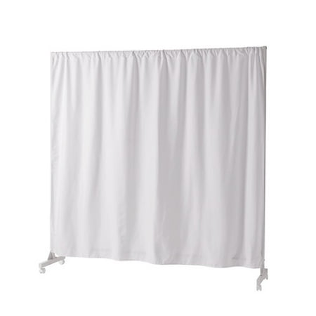 - Don't Look At Me - Expandable Privacy Room Divider - White Frame with White Fabric