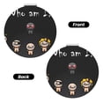 thumbnail image 2 of Pofeuu The Binding of Isaac for Portable Pocket Makeup Mirror PU Cover Compact Travel Mirror with Normal and Magnifying Double Sided Glass-Round Shape, 2 of 9