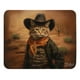 thumbnail image 1 of Mouse Pad SVART de Superficie Suave, base antideslizante, con diseño orginal de Gato estilo arte urbano, Diseño21, 22*18 cm, 1 of 4