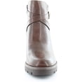 thumbnail image 3 of Naturalizer Womens Madalynn Buckle Water Repellent Ankle Boot Cinnamon Brown 8.5W, 3 of 4