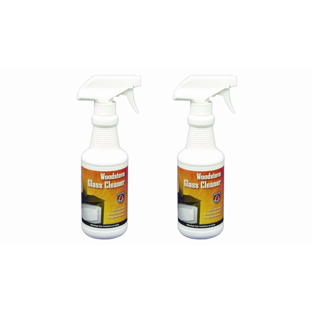 Limpiador para vidrio de estufas de leña MEECO'S RED DEVIL 701, 2 x 473 ml