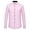 Pink, variant on Men's Classic Contrast Stitching Front Placket Dress Shirts Semi-Formal Long Sleeve Regular-fit Social Business Office Shirt