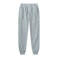 thumbnail image 2 of Akiihool Boys' Pant Boys Cargo Pants Slim Fit with Zip Pockets Loose Fitting Boys Pants (Light Gray,4-5 Years), 2 of 7