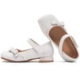 thumbnail image 6 of DADAWEN Girls Dress Shoes Mary Jane Low Heel Shoes for Toddlers Perfect for Weddings Parties and School White Size 11, 6 of 6