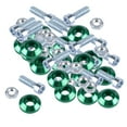 thumbnail image 2 of funtasica 20 Pieces Screws for License Plate Frame, Engine Compartment, Bumper, Mudguard Green, 2 of 9