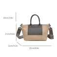 thumbnail image 3 of Bolso cruzados para mujer 2023 Bolso vagabundo de paja Tejido suave Embrague femenino (Gris), 3 of 8