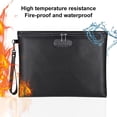 thumbnail image 5 of YAOMOBB Document Organizer Fireproof Document Bag Zipper Closure Heat Resistant Waterproof with Lock, 5 of 5