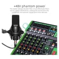 thumbnail image 5 of Mixer DJ Console With 99DSP Digital Effect 48V Phantom Power USB MP3 For PC Recording, 5 of 5