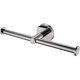 thumbnail image 1 of Double toilet paper holder SUS 304 stainless steel mirror polished stylish bilateral tissue holder wall mounted, circle base, 1 of 5