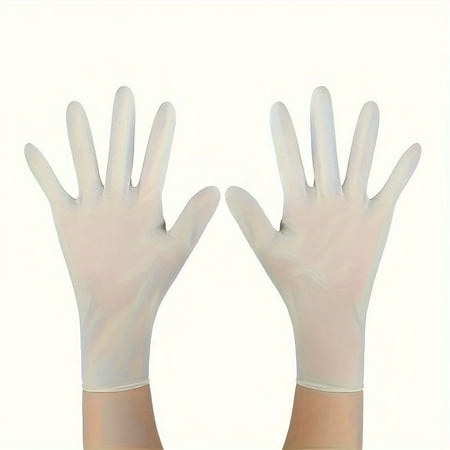 

50/100pcs Ultra-Durable Nitrile Gloves - Waterproof Tear-Resistant and Powder-Free for Kitchen Cleaning Tattoo Hair Dyeing Pet Grooming Beauty Salons and Household Chores - Perfect for Cleaning