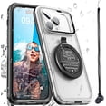 thumbnail image 1 of KOMI Waterproof Phone Case,Universal Self-Check Function Underwater Pouch Dry Bag Beach Travel Essentials Tech Gadgets Floating Shower Snorkeling for iPhone 15/14/13/12/11 Pro Max Plus for 6.7", 1 of 5