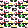 thumbnail image 1 of Gafas de sol Big Mo's Party Pack 24 Neon Style 80, 1 of 7