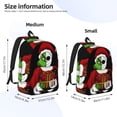 thumbnail image 2 of Goofa The Nightmare Before Christmas Pattern Durable Canvas Daypack - High-Quality Vintage Backpack, Compact & Versatile for Travel and Everyday Use-Medium, 2 of 5