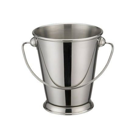 

3 3/4 Dia x 3 3/4 H Mini Pail Stainless Steel