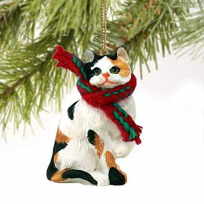 - 1 X Calico Cat Tiny One Christmas Ornament Calico Shorthaired