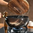 thumbnail image 4 of Uncoated Pan Hand Wrought Pot With Heat Storage Function For Kitchen Various Culinary Styles Recipes Wrought Pan Pan Pan (28CM), 4 of 9