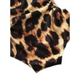 thumbnail image 6 of Wsevypo Baby Girls Leopard Printed Off Shoulder Ruffled Romper Swimwear, 6 of 6
