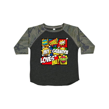 

Inktastic My Grandpa Loves Me Superhero Boys or Girls Toddler T-Shirt