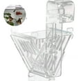 thumbnail image 1 of Alimentador de gusanos rojos en forma de cono para acuario, alimentador de camarones en forma de V, taza de alimentación de acrílico para peces con ventosa Ormromra 220850-2, 1 of 8