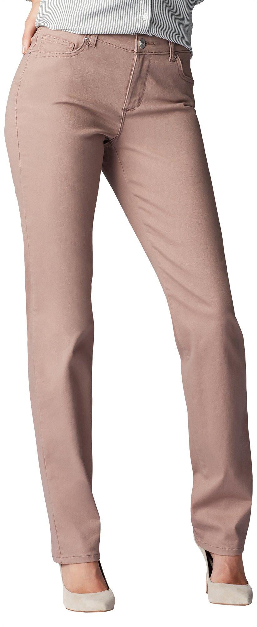 lee relaxed straight leg at the waist pants