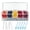 Clear (1pcs), variant on Innovative Life Chilled Condiment Server Caddy with Lid,5 Removable Compartments Container,Ice Chilled Fruit Salad Condiment Tray for Bar, Serving and Dishes