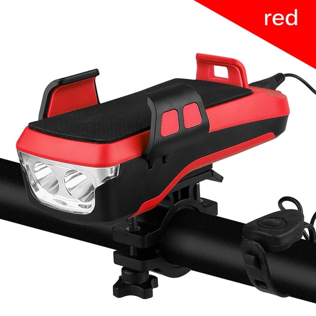 Bicicleta Multifunción, Bocina De Carga Usb, Soporte Para Altavoz De Teléfono, Lámpara Frontal De Bicicleta Eléctrica Para Bicicleta Kearding OD010320-04
