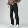thumbnail image 2 of Pantalons pour Hommes Fins Amples Droits Sports Décontractés Simples Polyvalents, 2 of 10