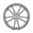 thumbnail image 3 of Asanti Black Aluminum Rim ABL-23 SIGMA 20X10.5in Brushed Silver Chrome Lip Finish, ABL23-20055638SL, 3 of 3