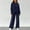 Dark Blue, variant on Lounge Trendy Daily Family Shirt Trousers Sets Fashion Clothing tops and Pants Graphic Sleepwear Pajama Button Down 2 Piece Sets Going Out Loungewear Underwear Warm Fall Clothes, Pink